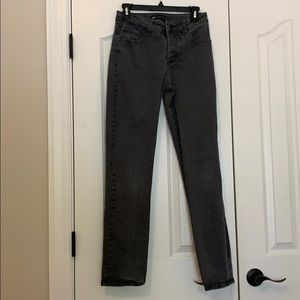 classic fit grey jeans